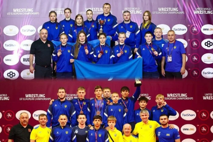 Ukrainische Wrestler haben 13 Medaillen bei der U17-Europameisterschaft gewonnen