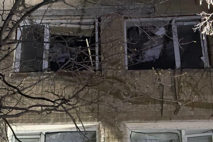 Damage to the hospital in Odessa