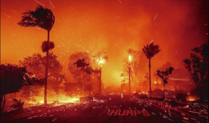 Fires in California: the blaze and the destroyed mansions