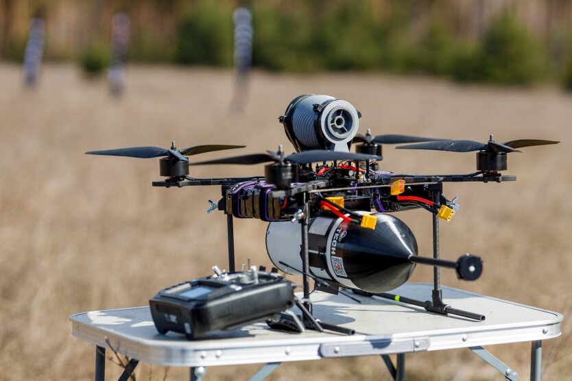 Fiber-optic drones for defense forces